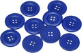 HARFINGTON 10pcs 60L Sewing Buttons 1-1/2"(38mm) Resin Round Flat