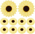 Silicone Knitting Needle Stoppers, Sunflower Point Protectors 10pcs