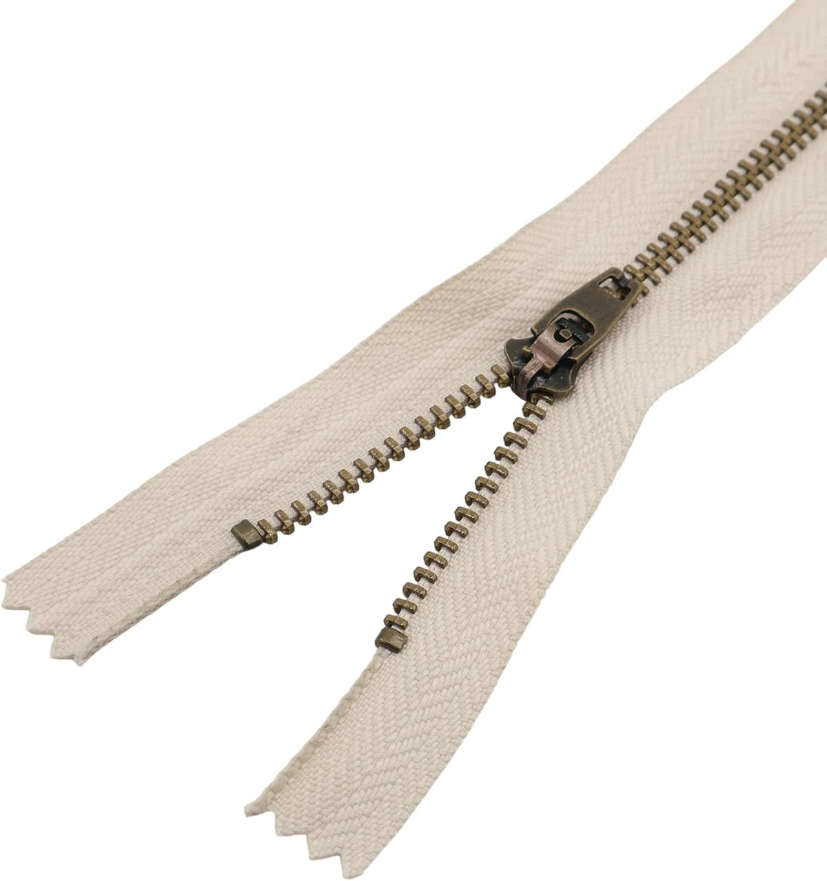 Leekayer 3# Jeans Zipper 5" Metal Zipper Close End Zippers 6pcs
