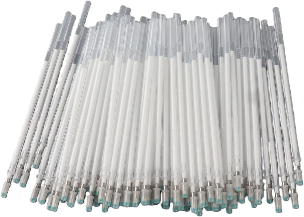100Pcs Fabric Marking Refills, White, High Temperature Disappearing