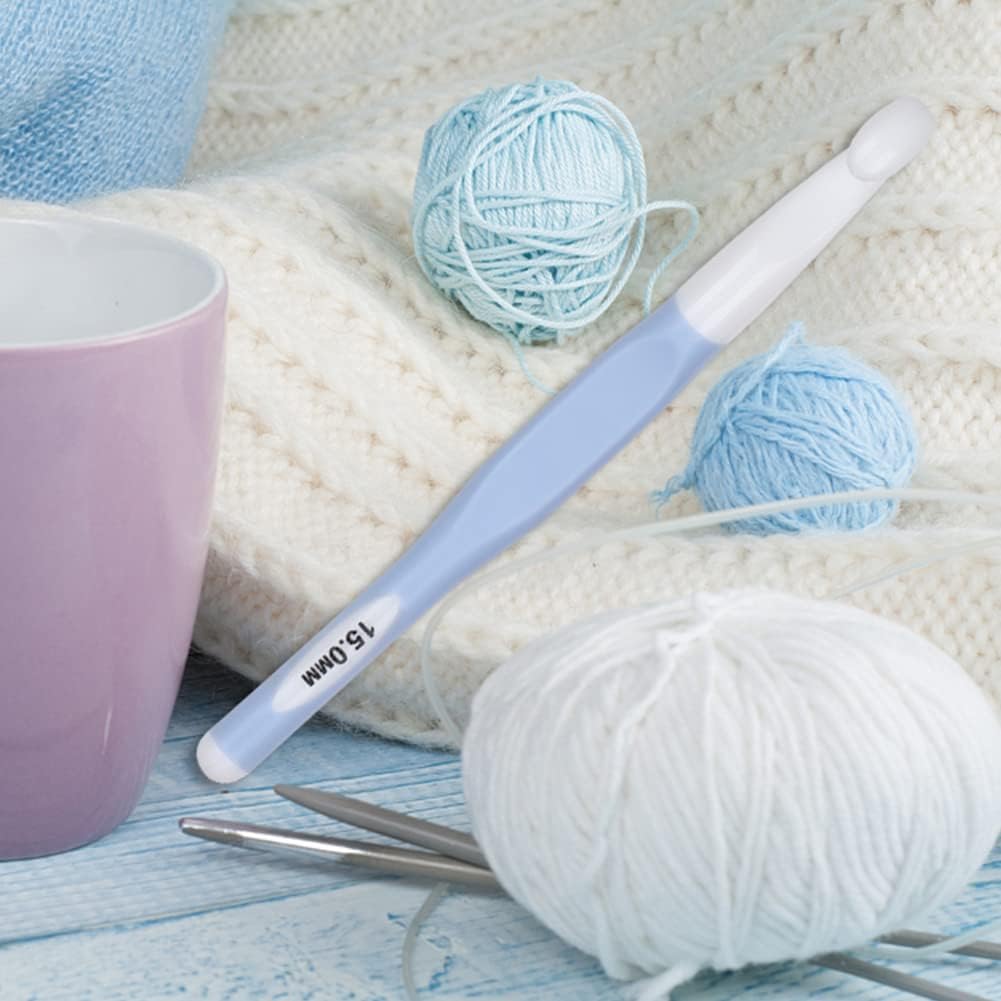 Large Sizes Crochet Hooks 2 pcs Long Crochet Needles QLRFFLJOY 15mm