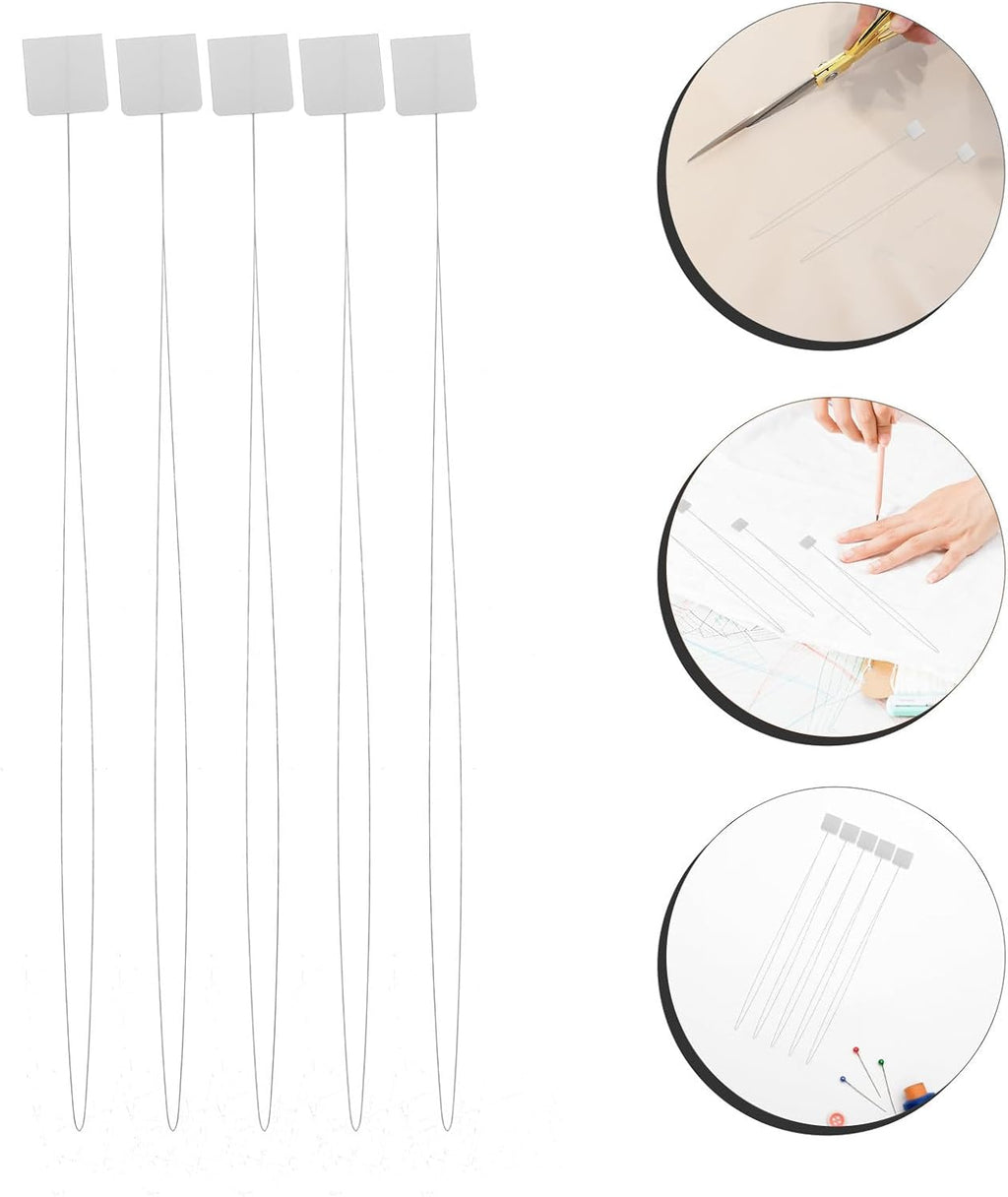 20pcs Long Wire Needle Threader Tool for Sewing Embroidery and Crafts