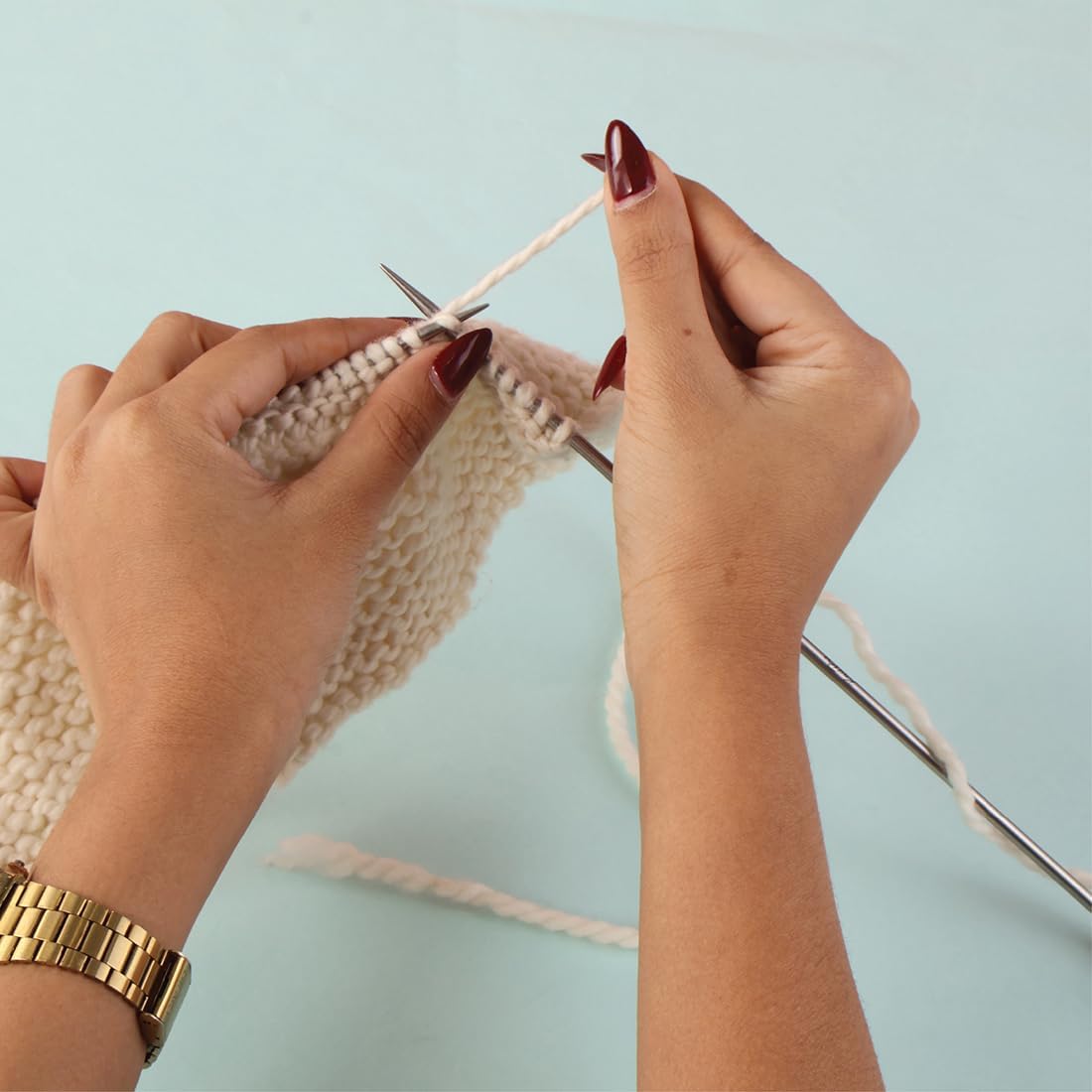 KnitPro Nova Single Pointed Needles 16" (40cm) | US Size 10.5 (6.5mm)