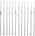 Stainless Steel Crochet Hook Set for Lace and Hats, 3 Sets