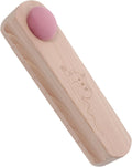 Wooden Quilting Clapper Dual Scale Seam Pressing Tool with Pin Holder