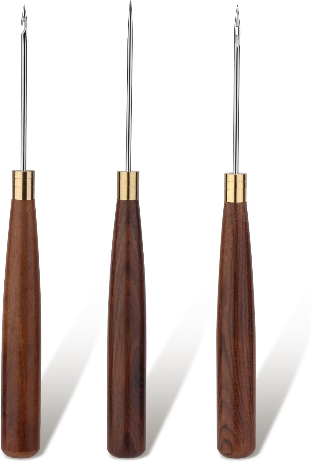 Diudus 3 Pcs Sewing Awl Tool Leather Sewing Tools Scratch Awl Tool