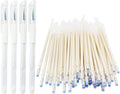Heat Erasable Fabric Marking Pens for Sewing & Quilting | 4 White Pens