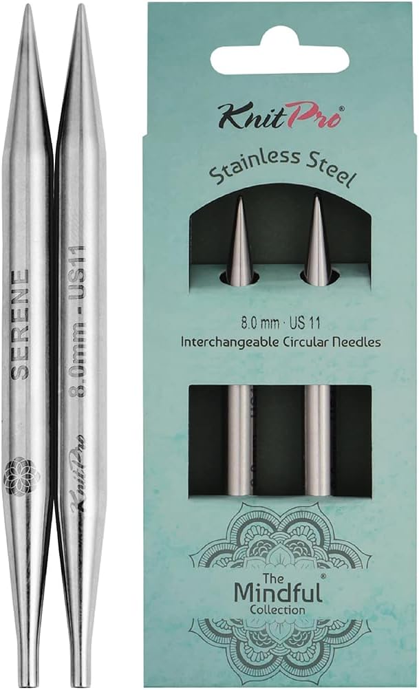 KnitPro The Mindful Collection Interchangeable Circular Needles 5"