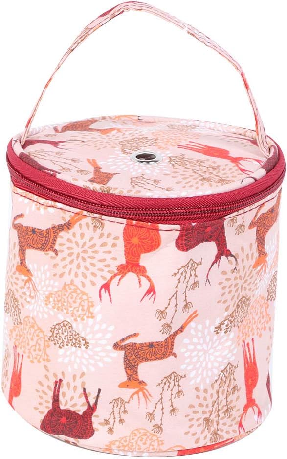 Knitting Storage Bag, Small Yarn Organizer Portable Crochet Bags Tote