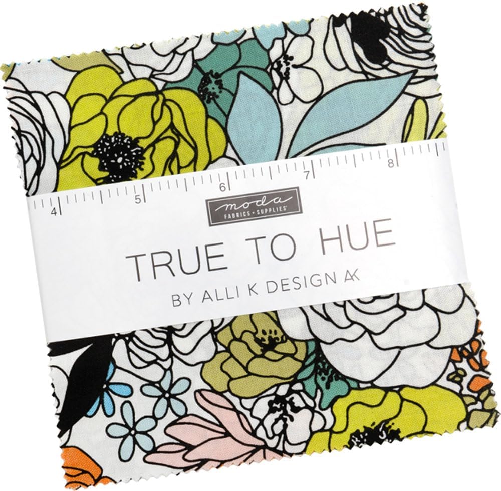 True to Hue Charm Pack by Alli K Design 5-inch Precut Fabric Squares