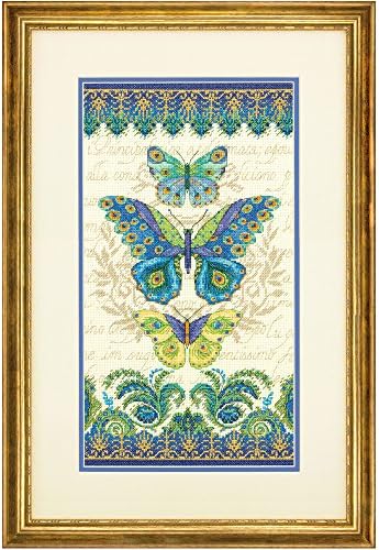 Dimensions Peacock Butterflies Advanced Counted Cross Stitch Kit