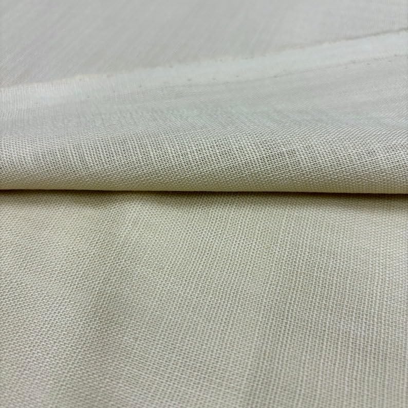 100% Natural Undyed Linen Fabric, Fabric for Dress-Shirt-Blouse-Skirt