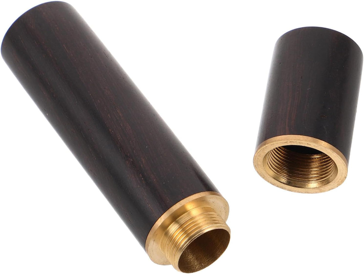 Black Metal Round Sewing Needle Holder Case with Screw Lid