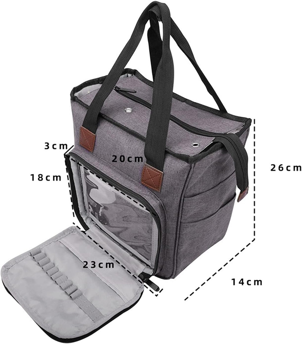 Knitting Tote Bag, Portable Yarn Storage Bag Organizer
