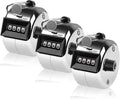 Tally Counter, 4-Digit Clicker Counter, Metal Hand Tally Counters