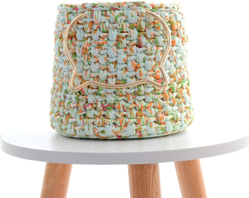 2 Pack 200g Cloth T-Shirt Yarn Fabric Crochet Yarn Knit Basket Crochet