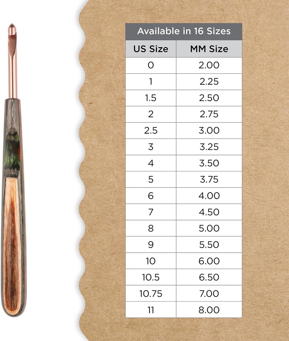 Knitter’s Pride Terra Single-ended Crochet Hook US G(4mm)
