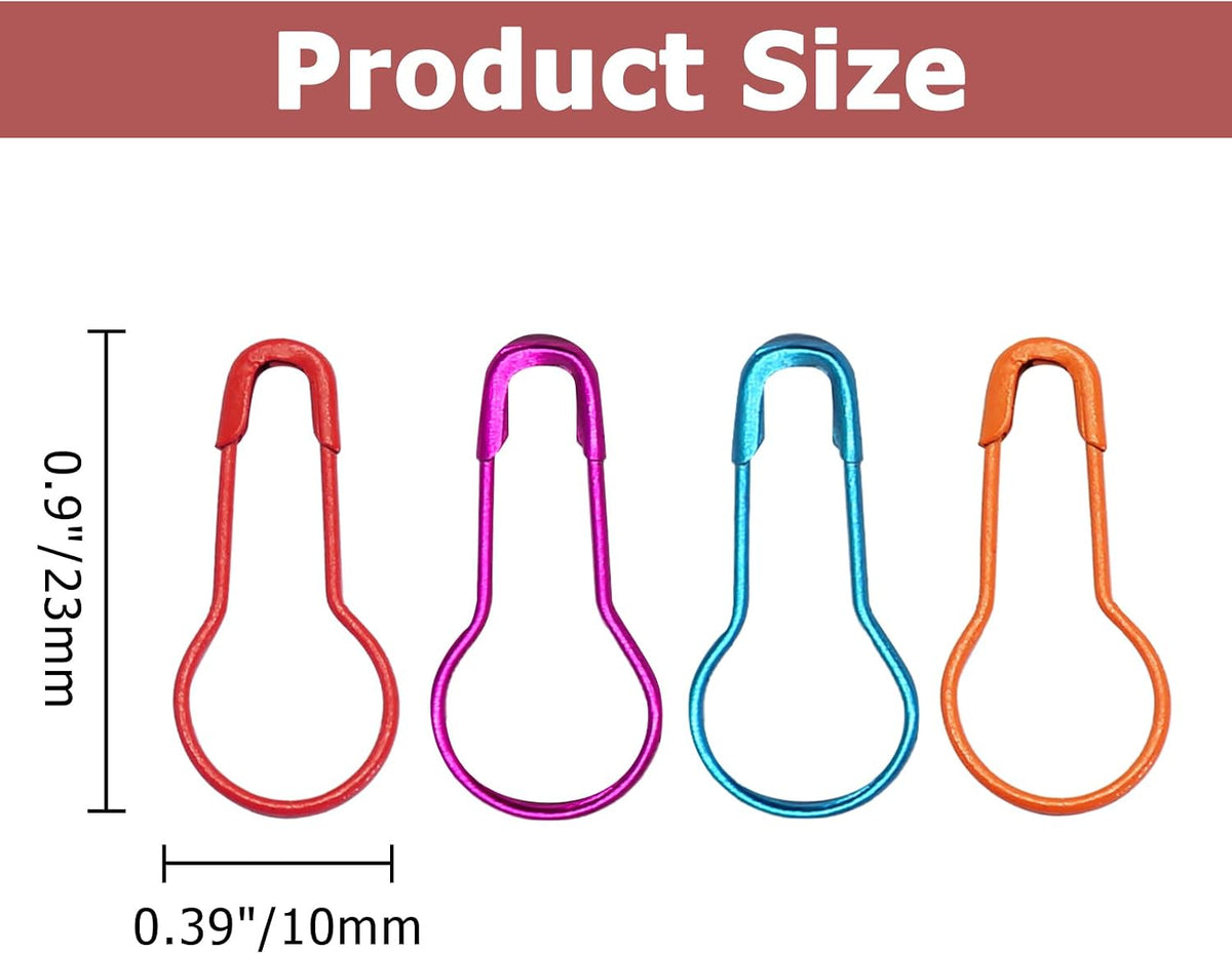 320 Pieces Safety Bulb Pins Metal Gourd Pin Set