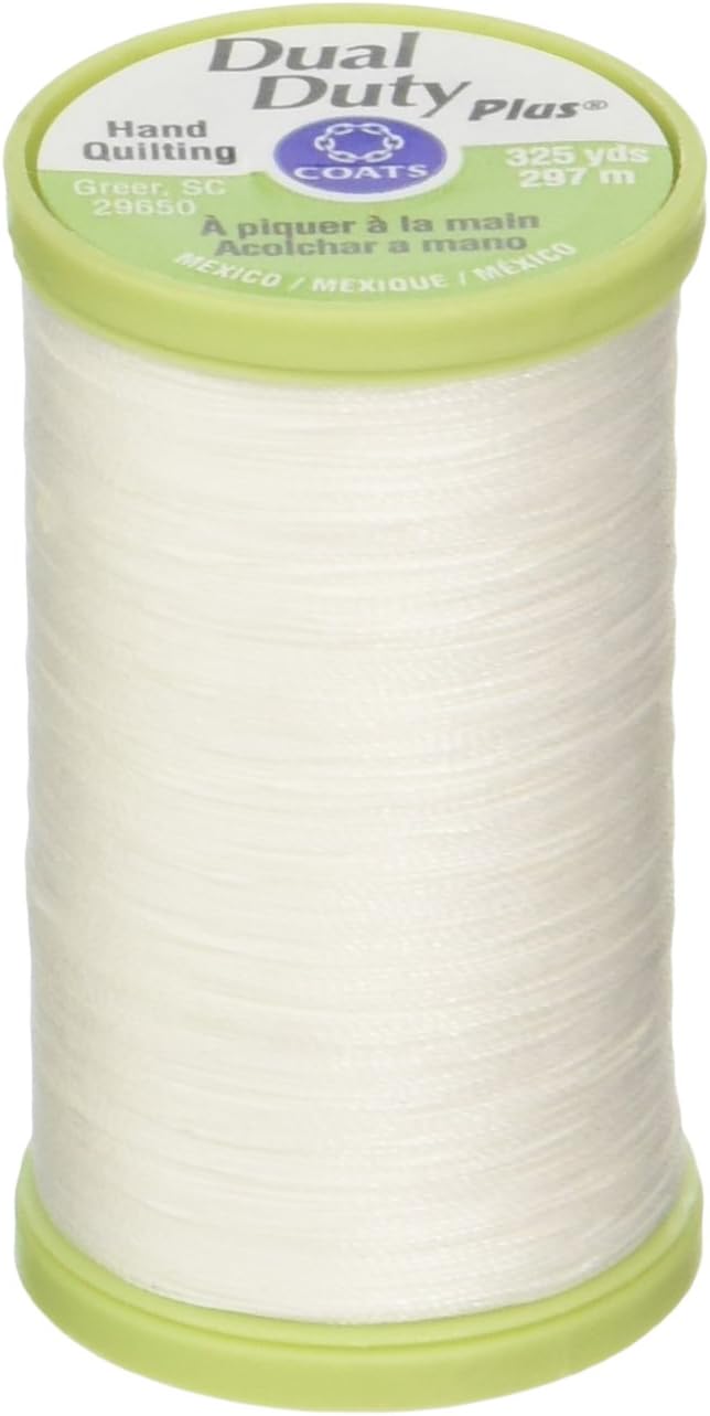 Coats & Clark Dual Duty Plus Hand Quilting Thread 325 Yards White