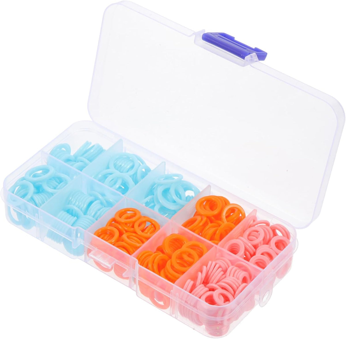 450 Piece Color Stitch Marker Rings for Knitting and Crocheting