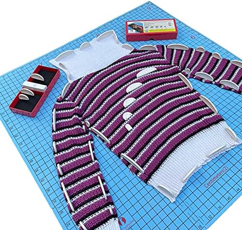 Suricata Knitting Combs - Set of 50 Curved Edge Combs with Extra 100