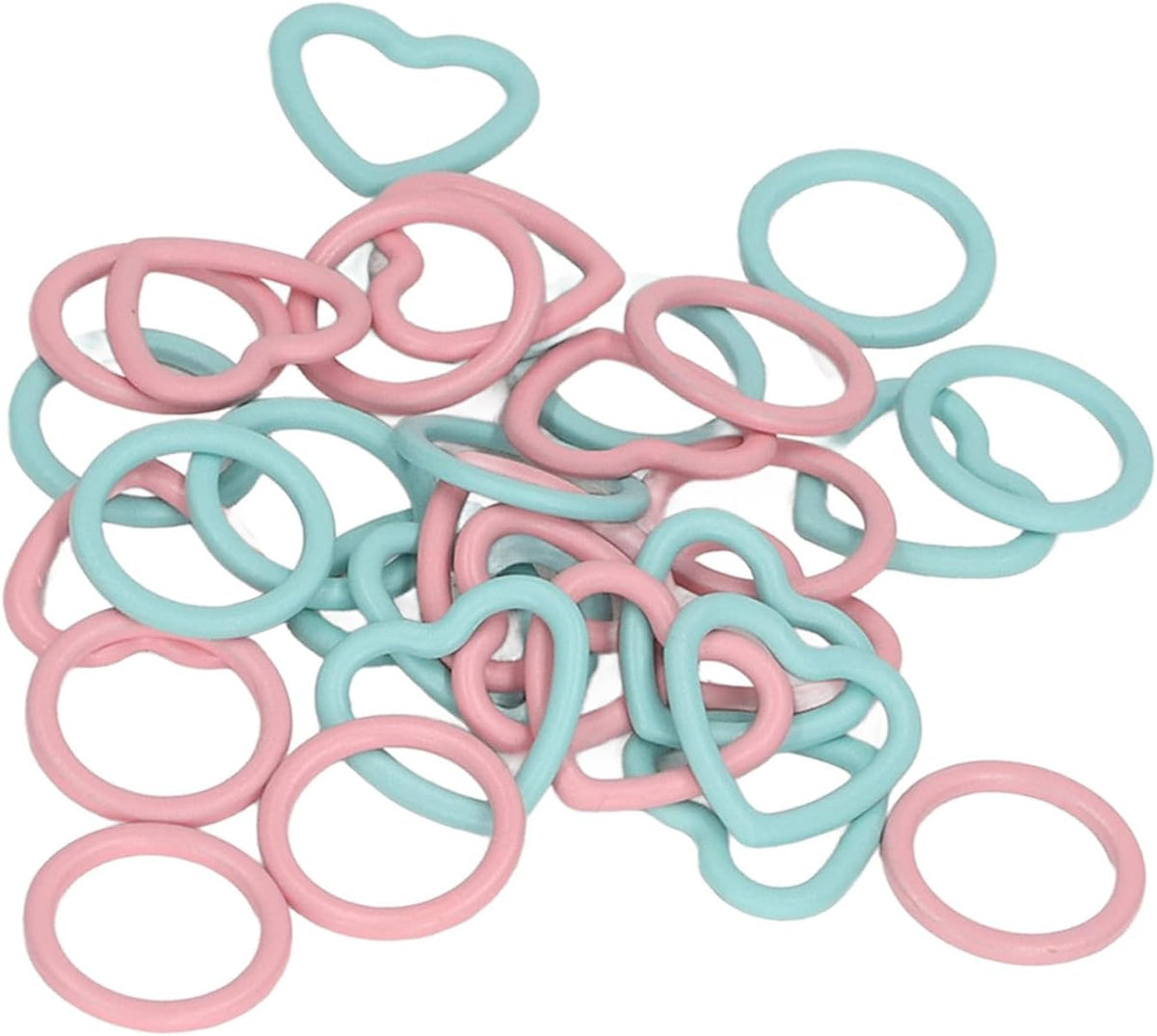 COMTERVI Knitting Stitch Markers Durable Metal Rings for DIY Crafts