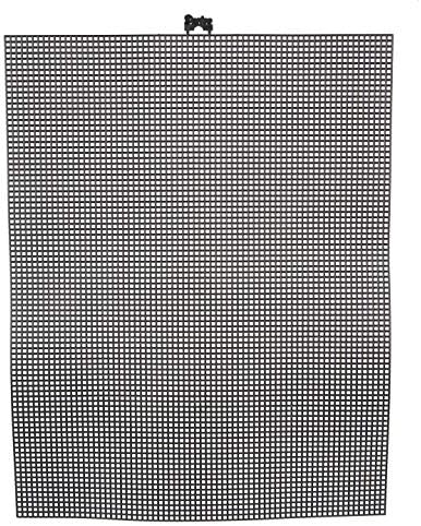 Bulk Buy: Darice DIY Crafts #7 Mesh Plastic Canvas Black 10.5 x 13.5