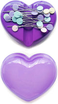 YICBOR Magnetic Pin Cushion with 20pcs Sewing Pins, Heart Magnetic