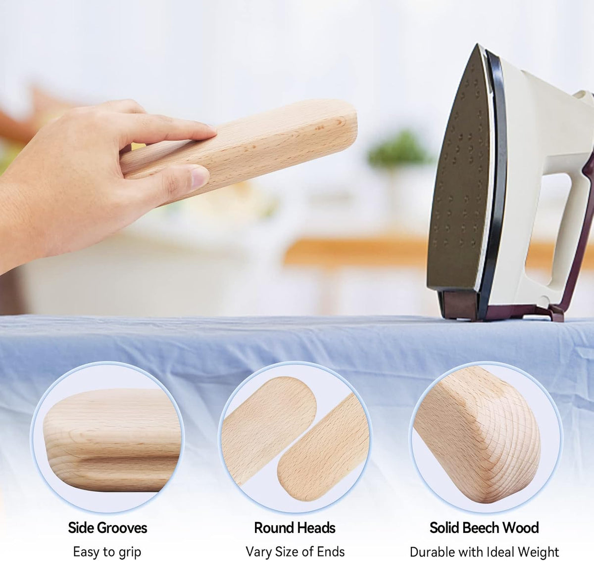 Tailors Clapper | Clapper Sewing Tool | Tailors Clapper for Quilting