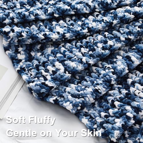 #6 Super Bulky Blanket Yarn for Crocheting - 4 Skeins