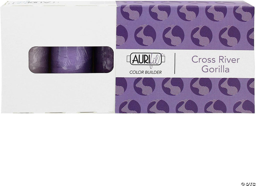 Aurifil Mako Cotton Color Builders - 40 wt. - Cross River Gorilla
