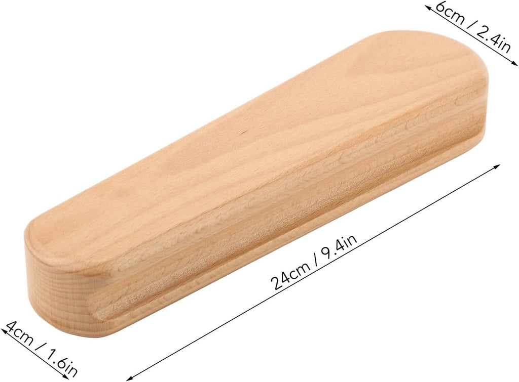 Wooden Quilters Clapper, Professional Beech Pressing Seam Tool for