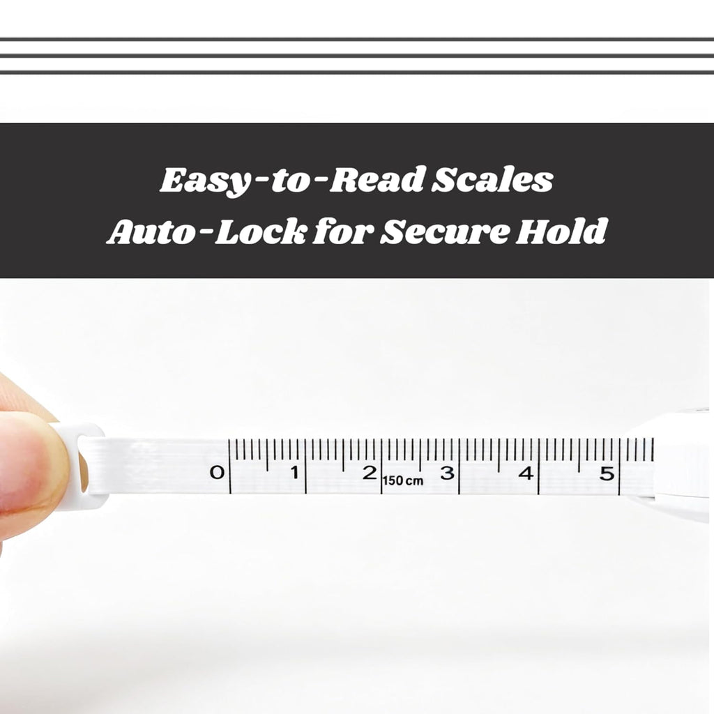 Soft Tape Measure 4 Pack 60" Body Measuring Retractable Cloth Sewing
