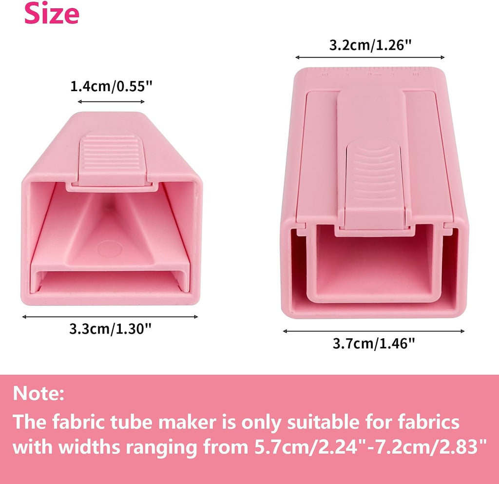 TIGARI Bias Tape Maker, Fabric Tube Maker for Jelly Rolls Rugs Tool
