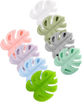 Tofficu 8pcs Cute Knitting Needle Stoppers: Cute Leaf Needle Point