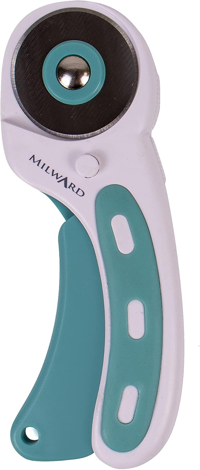 Milward 45 mm Rotary Cutter for Fabric - Fabric Cutter with 5