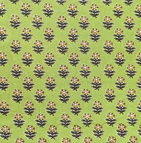 AVKA Studio Hand Block Print Fabric by The Yard - PRECUT 5 Yards