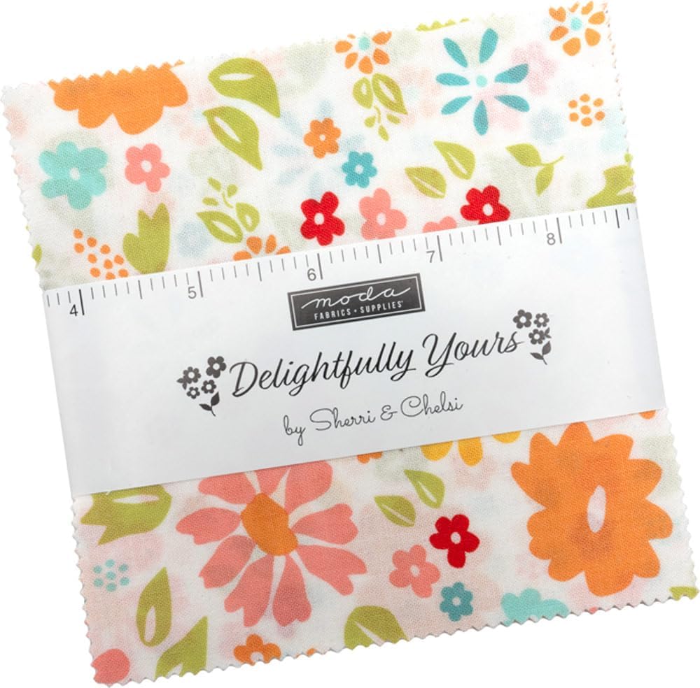 Delightfully Yours Charm Pack by Sherri and Chelsi 5” Precut Fabric