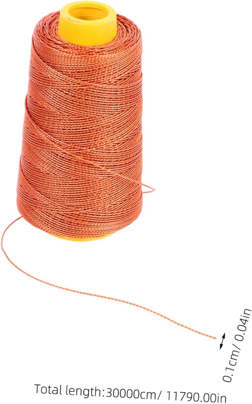 Brown Nylon Sewing Thread 1 Roll for Leather and Bag Repairs