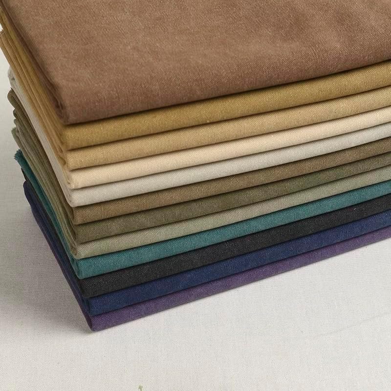 Cotton Canvas Fabric for Sewing and Bags, Standard Dark Green, 17.72 x