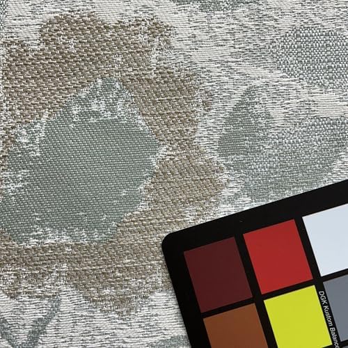 Myla in Sea Spray | Upholstery Fabric | Floral Jacquard in Mint