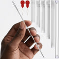 15Pcs 5 Sizes 4‐8 Inch Large‐Eye Extra Long Upholstery Hand Sewing