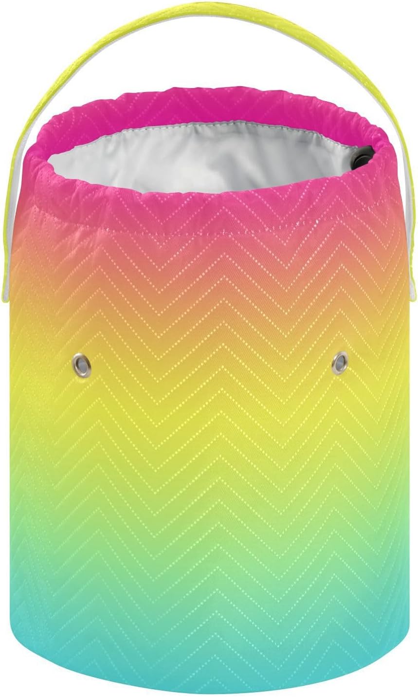 YETTASBIN Gradient Color Yarn Storage Bag, Large Crochet Knitting Bag
