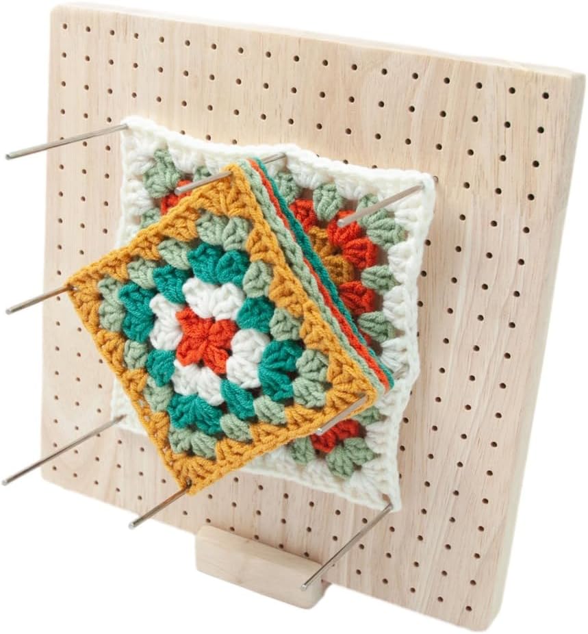 Anu Limen Blocking Board with 20 Steel Pins – DIY Knitting Blocking