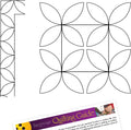 Quilting Stencils for Machine and Hand Quilting - 2 Reusable Framed