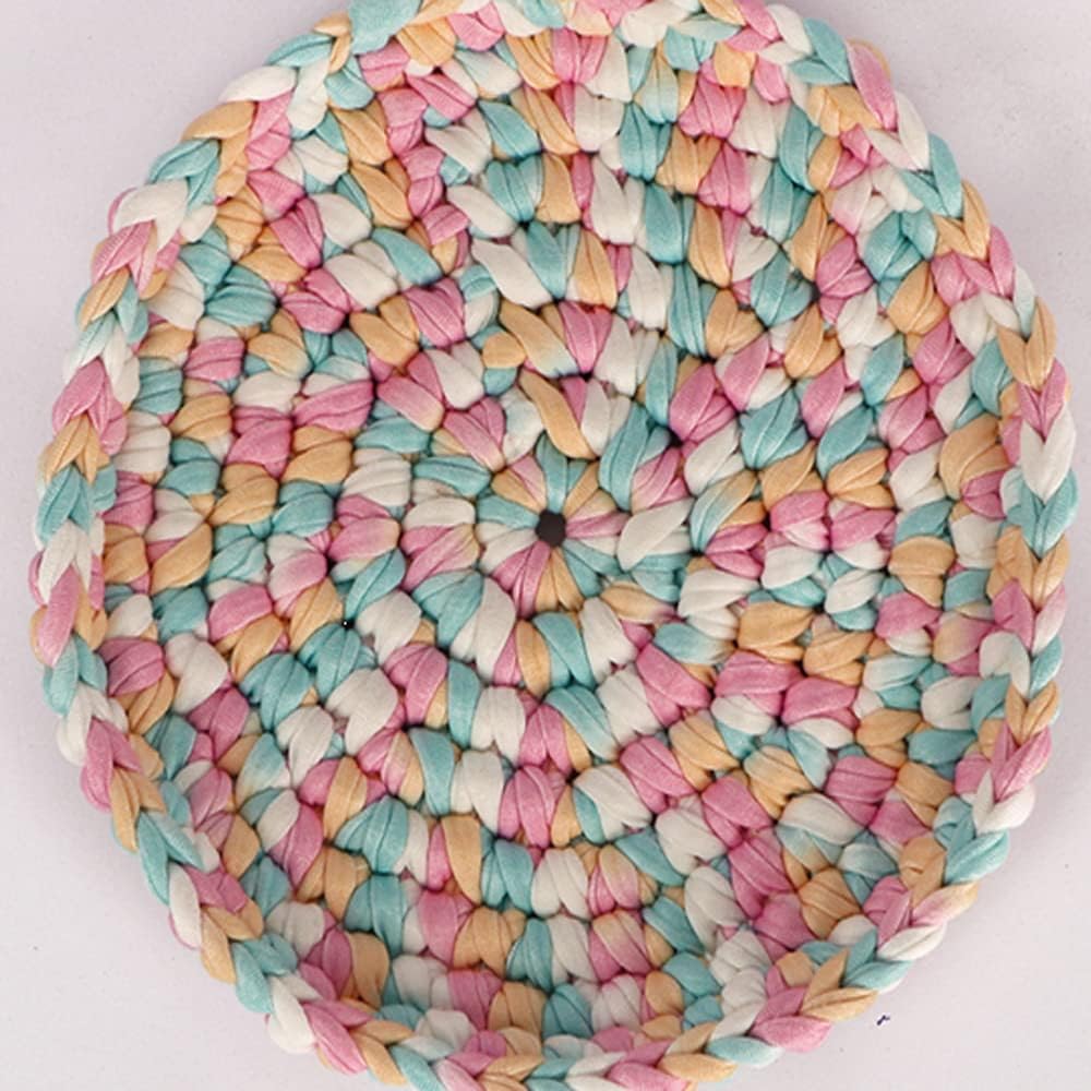 2 Pack 200g Cloth T-Shirt Yarn Fabric Crochet Yarn Knit Basket Crochet