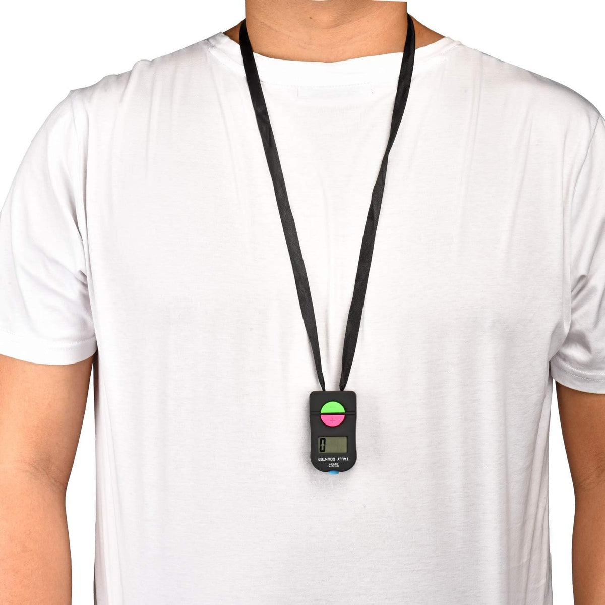 Electronic Tally Counter, Handheld Number Clicker with Lanyard