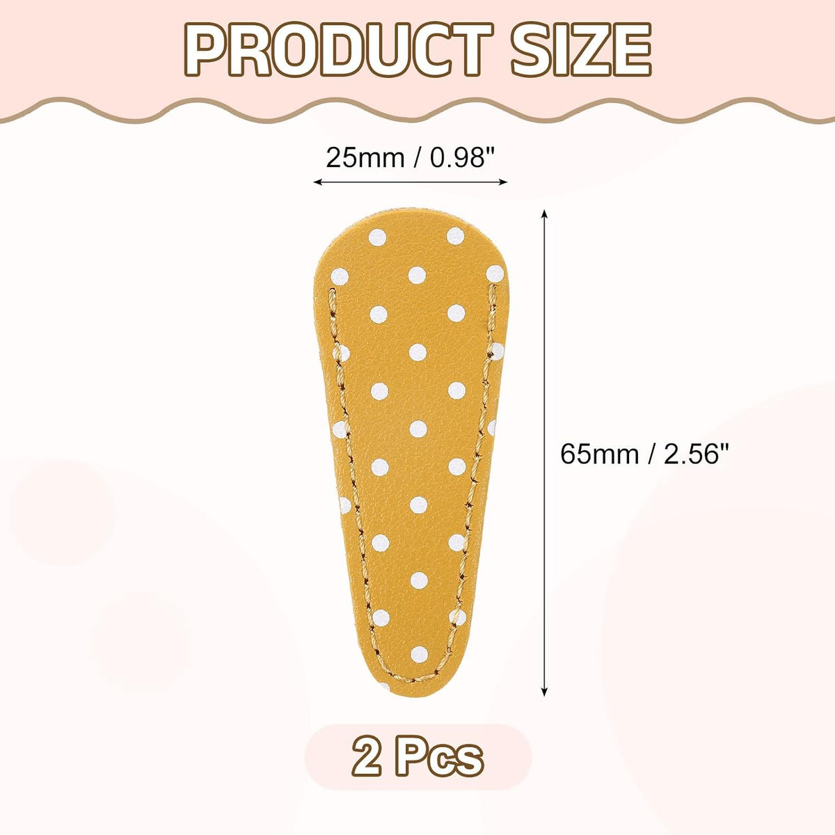 uxcell 2Pcs Scissors Sheath, 2.6" x 1" Scissors Cover Protector