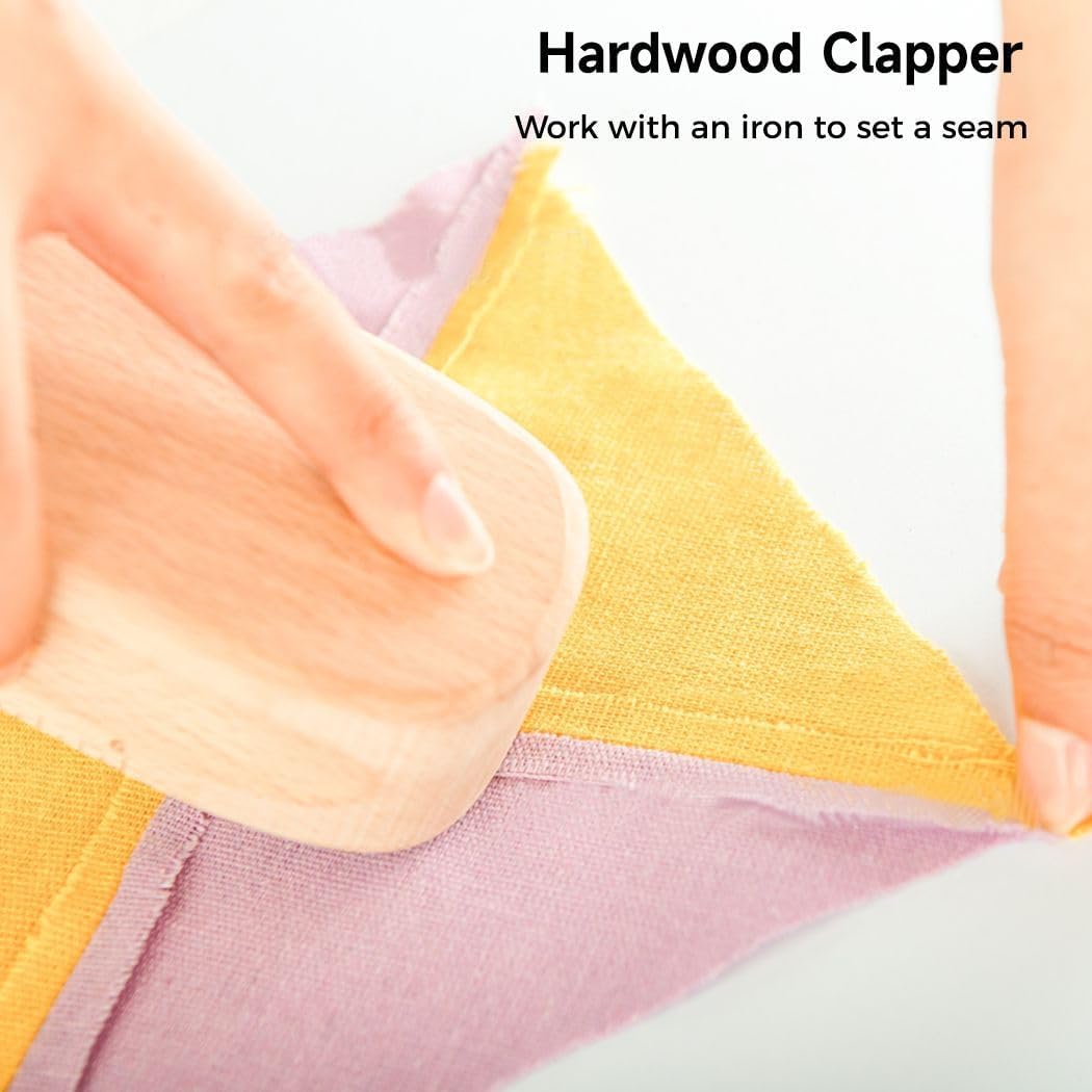 6-Inch Hardwood Tailor Clapper For Pressing & Setting Seams, Seam