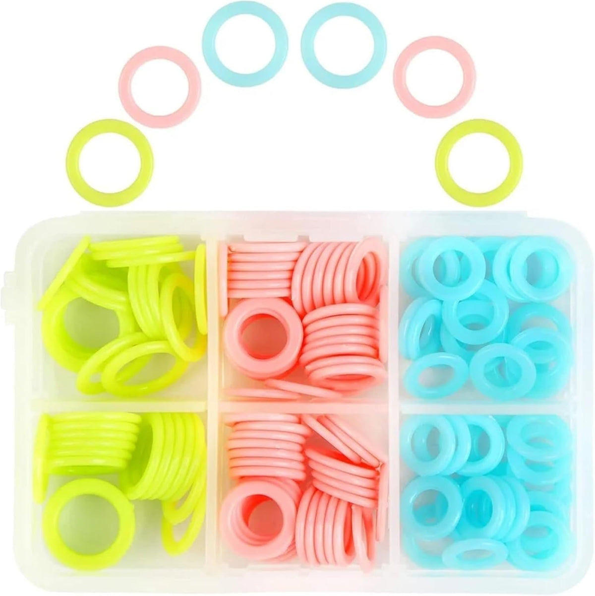 Stitch Markers 6Box Stitch Markers for Crocheting Knitting Random